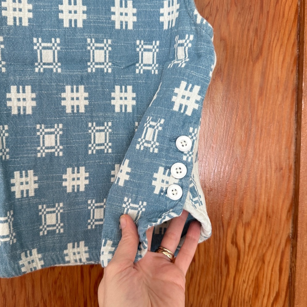 Ace & Jig Denim Mosaic top - Picture 3 of 4